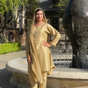 Aneela Golden Suit